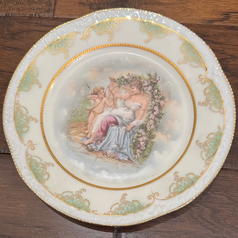 antique Z.S. & Co. (Zeh, Scherzer & Co.) Bavaria porcelain plate